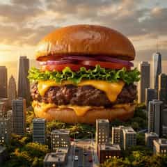 Giant Burger Scene