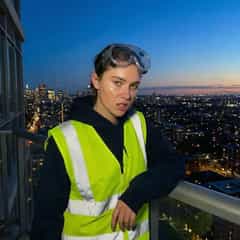 Neon Vest Portrait