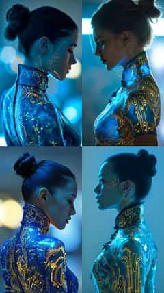 Neon Cheongsam
