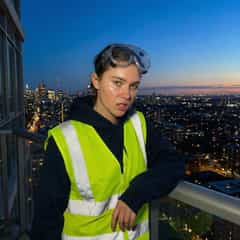 Neon Vest Portrait
