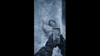 The camera represents a real human point of view, turn towards right immediat...
