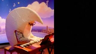 Moon Man Strumming